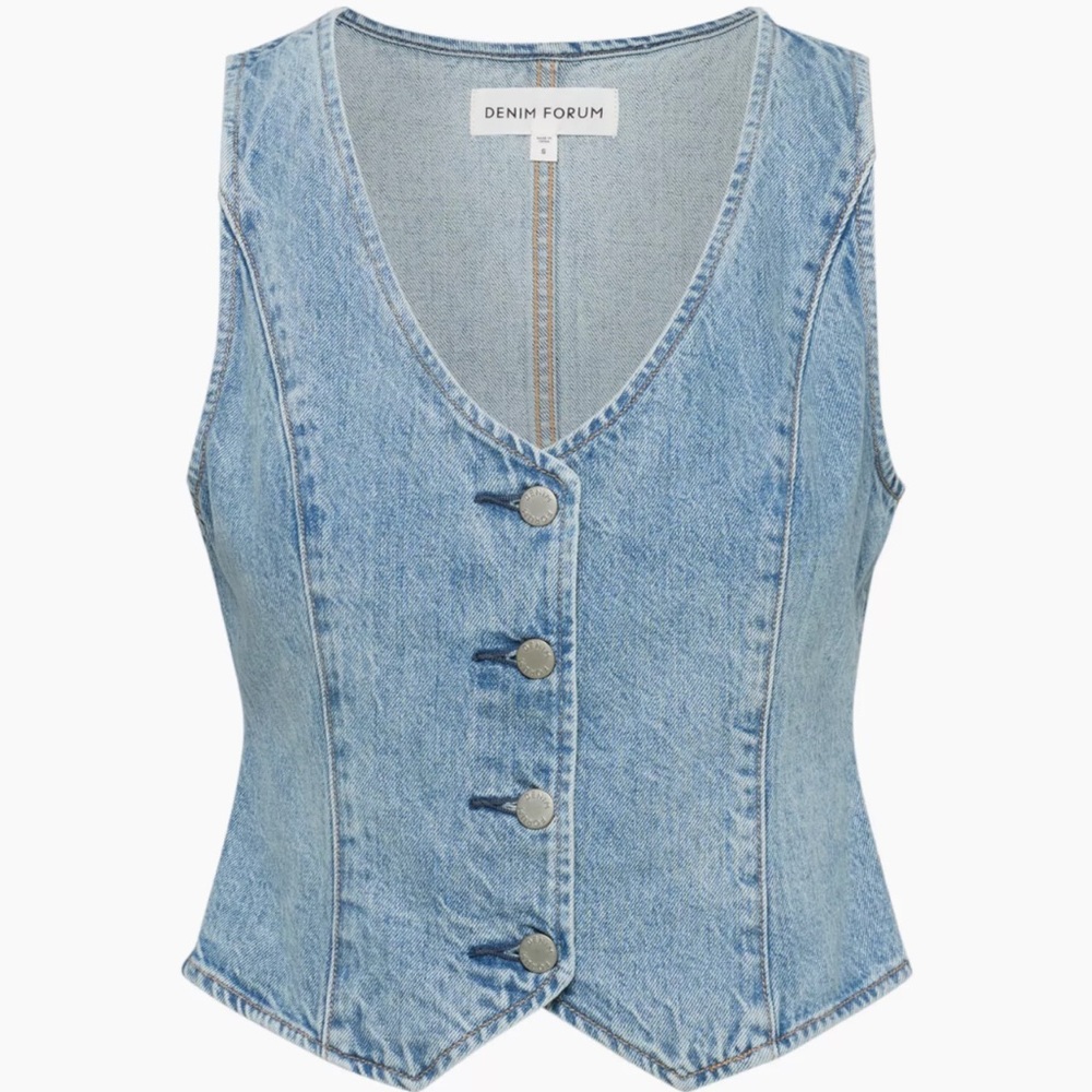Aritzia Denim Vest